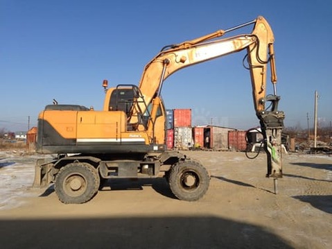 Гидромолот на базе колесного экскаватора 16-21 тонн